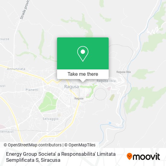 Energy Group Societa' a Responsabilita' Limitata Semplificata S map