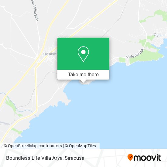 Boundless Life Villa Arya map
