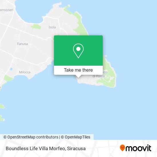 Boundless Life Villa Morfeo map