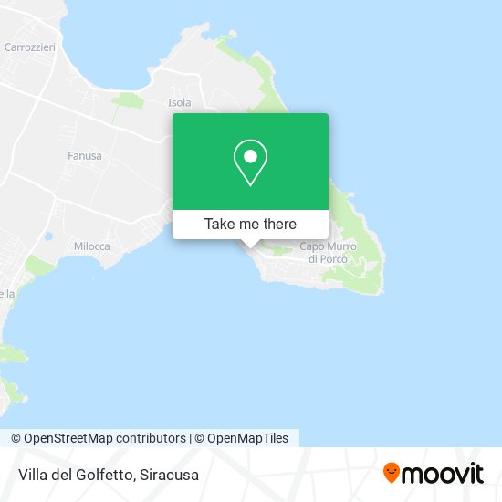 Villa del Golfetto map
