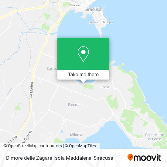 Dimore delle Zagare Isola Maddalena map