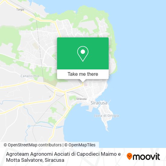 Agroteam Agronomi Aociati di Capodieci Maimo e Motta Salvatore map