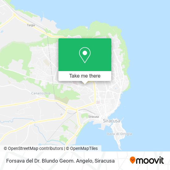 Forsava del Dr. Blundo Geom. Angelo map
