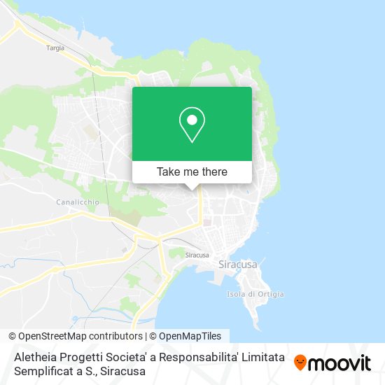 Aletheia Progetti Societa' a Responsabilita' Limitata Semplificat a S. map