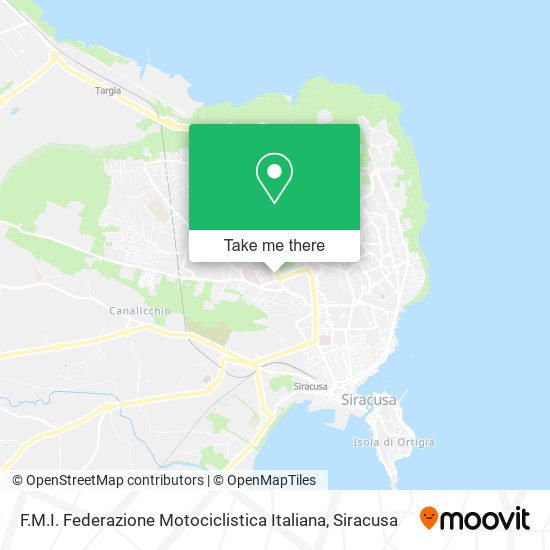 F.M.I. Federazione Motociclistica Italiana map