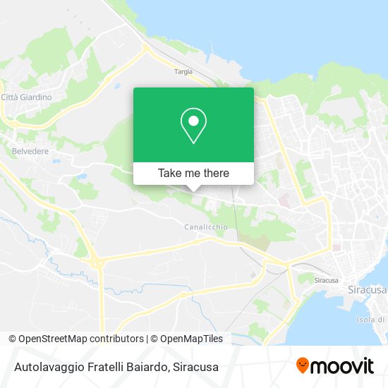 Autolavaggio Fratelli Baiardo map