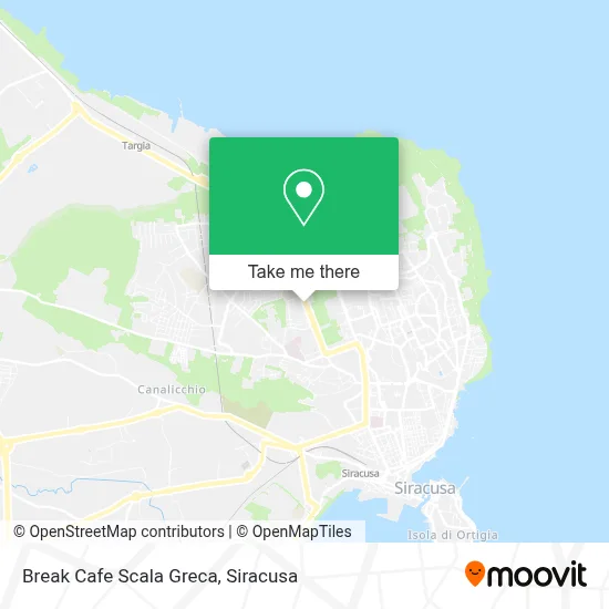 Break Cafe Scala Greca map