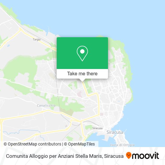 Comunita Alloggio per Anziani Stella Maris map