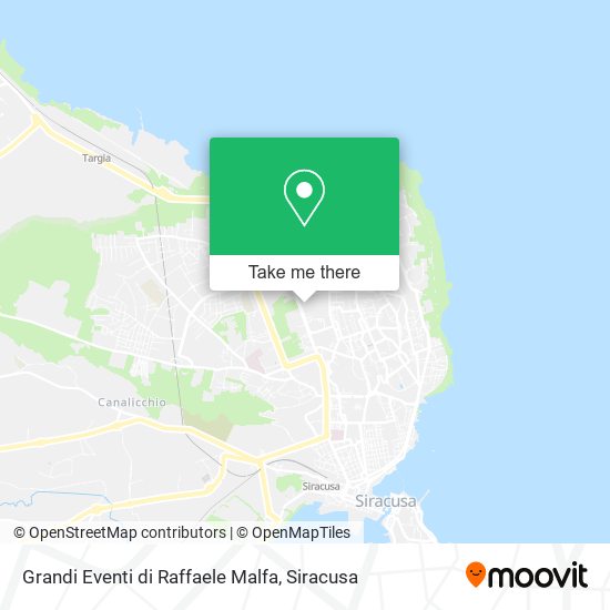 Grandi Eventi di Raffaele Malfa map