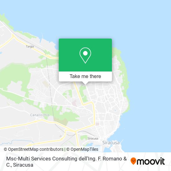 Msc-Multi Services Consulting dell'Ing. F. Romano & C. map