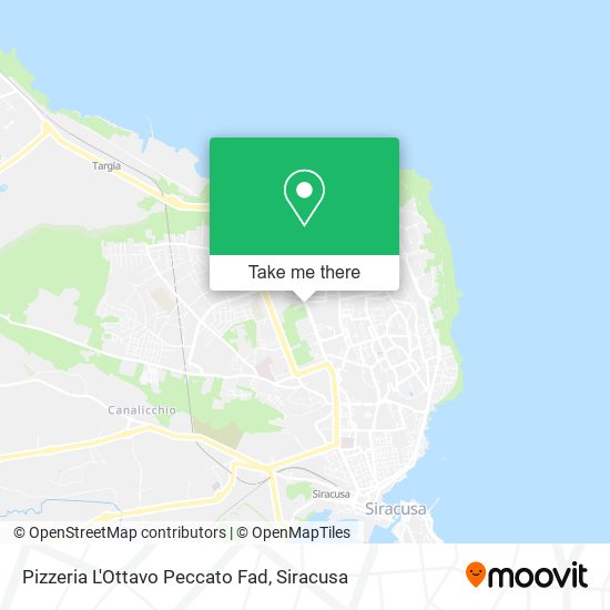 Pizzeria L'Ottavo Peccato Fad map