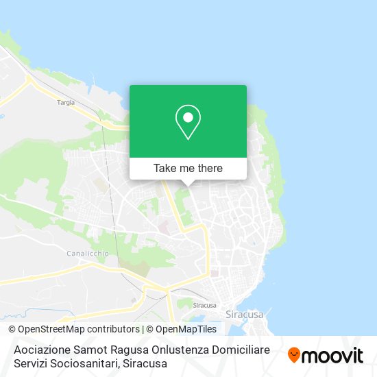 Aociazione Samot Ragusa Onlustenza Domiciliare Servizi Sociosanitari map