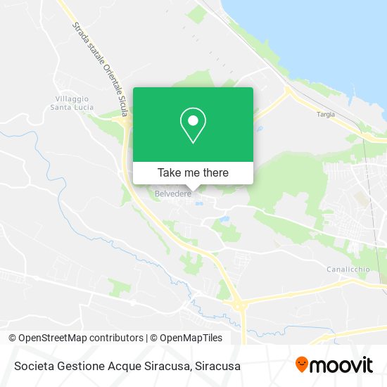Societa Gestione Acque Siracusa map