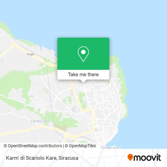 Karm' di Scariolo Kare map