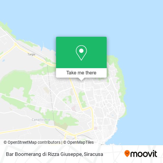 Bar Boomerang di Rizza Giuseppe map