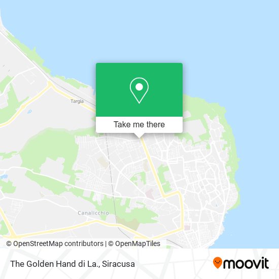 The Golden Hand di La. map
