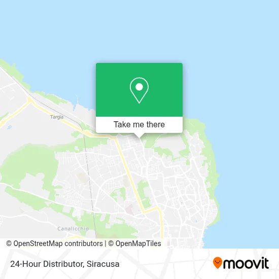 24-Hour Distributor map