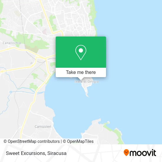 Sweet Excursions map