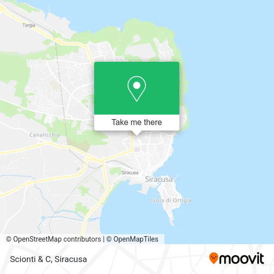 Scionti & C map