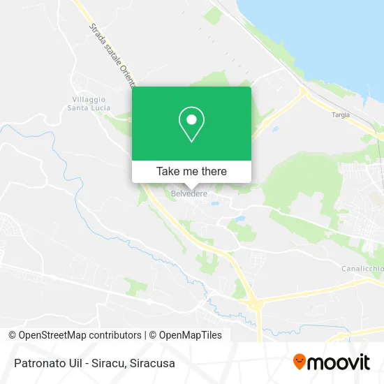 Patronato Uil - Siracu map
