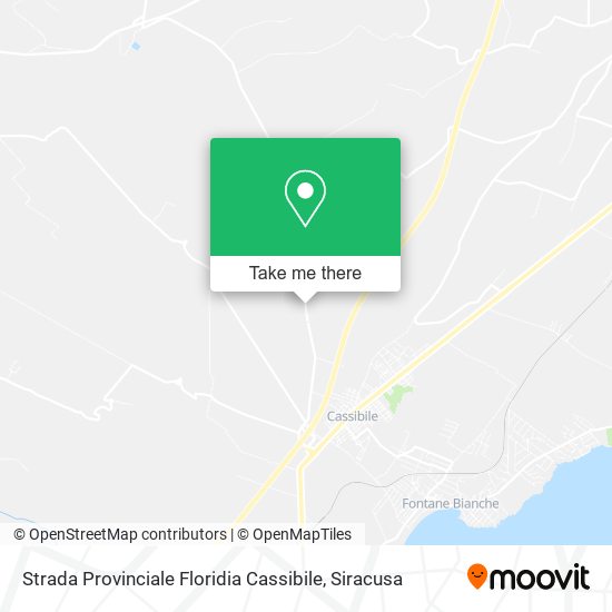 Strada Provinciale Floridia Cassibile map