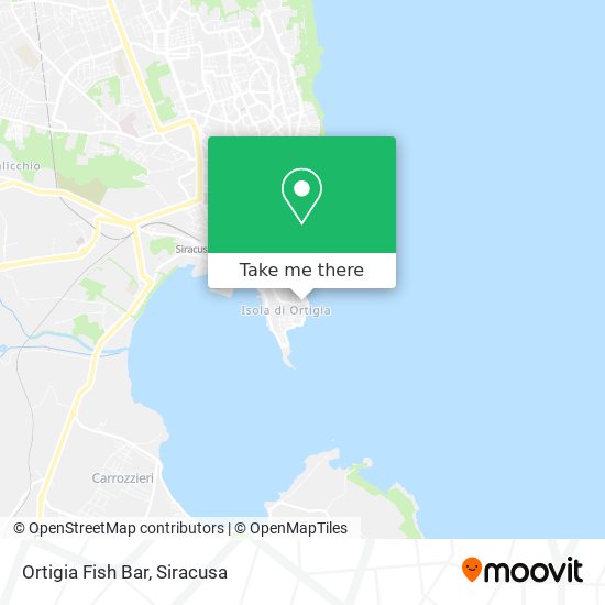 Ortigia Fish Bar map