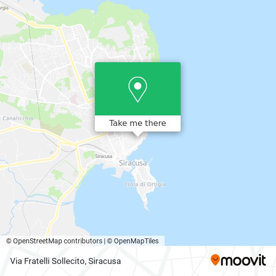 Via Fratelli Sollecito map