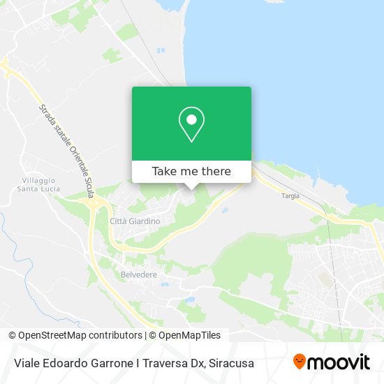 Viale Edoardo Garrone I Traversa Dx map