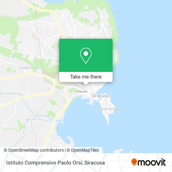 Istituto Comprensivo Paolo Orsi map