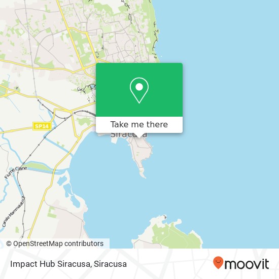 Impact Hub Siracusa map