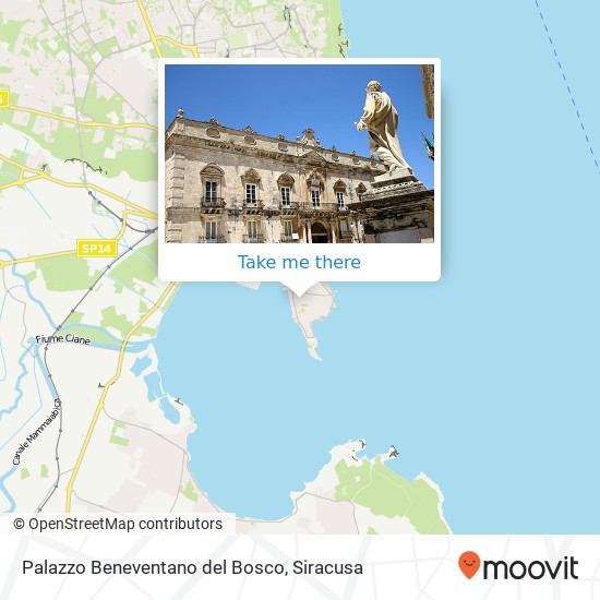 Palazzo Beneventano del Bosco map