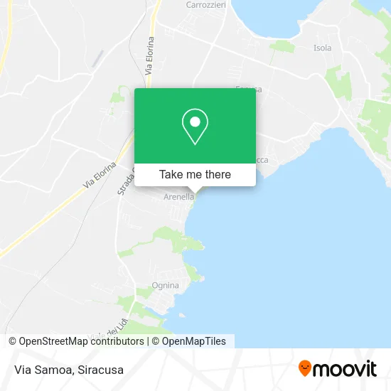 Via Samoa map