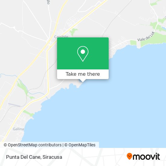 Punta Del Cane map