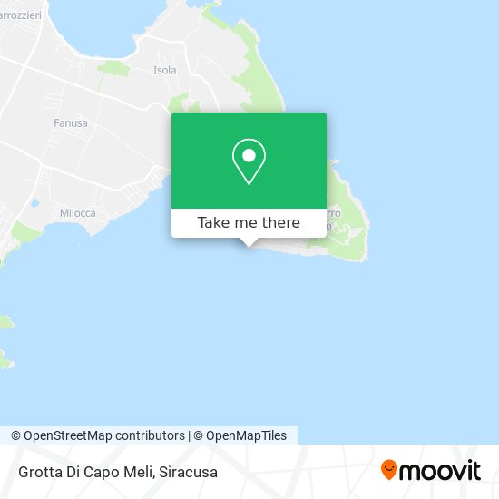 Grotta Di Capo Meli map