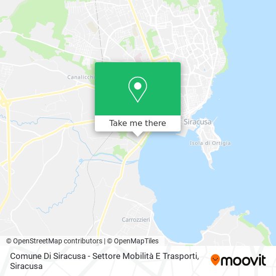 Comune Di Siracusa - Settore Mobilità E Trasporti map