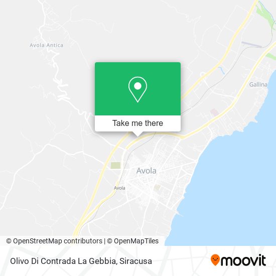 Olivo Di Contrada La Gebbia map