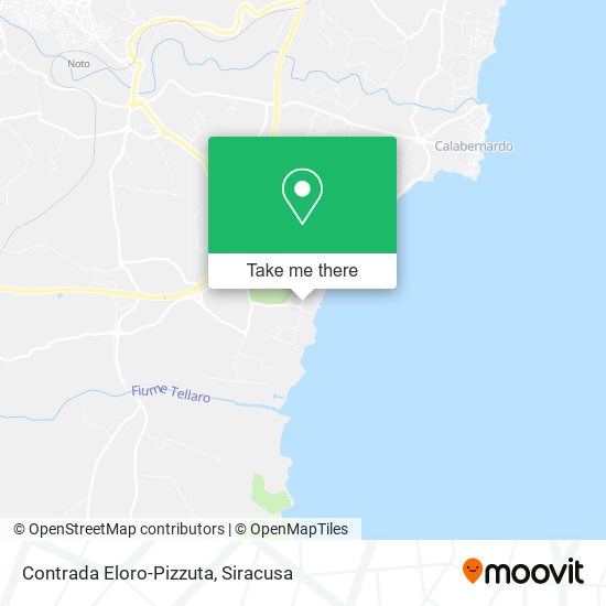 Contrada Eloro-Pizzuta map