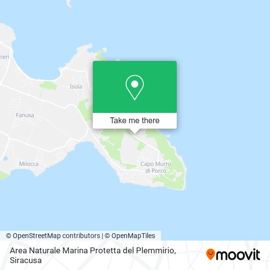 Area Naturale Marina Protetta del Plemmirio map