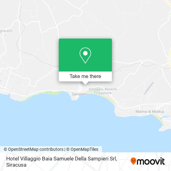Hotel Villaggio Baia Samuele Della Sampieri Srl map
