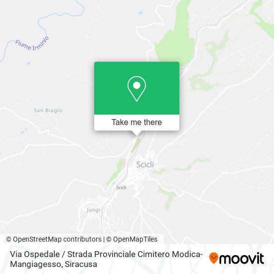 Via Ospedale / Strada Provinciale Cimitero Modica-Mangiagesso map