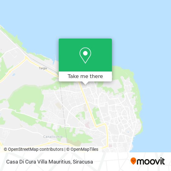 Casa Di Cura Villa Mauritius map