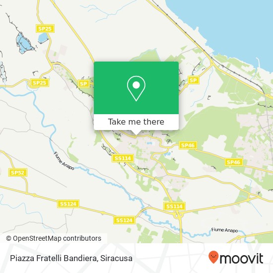 Piazza Fratelli Bandiera map