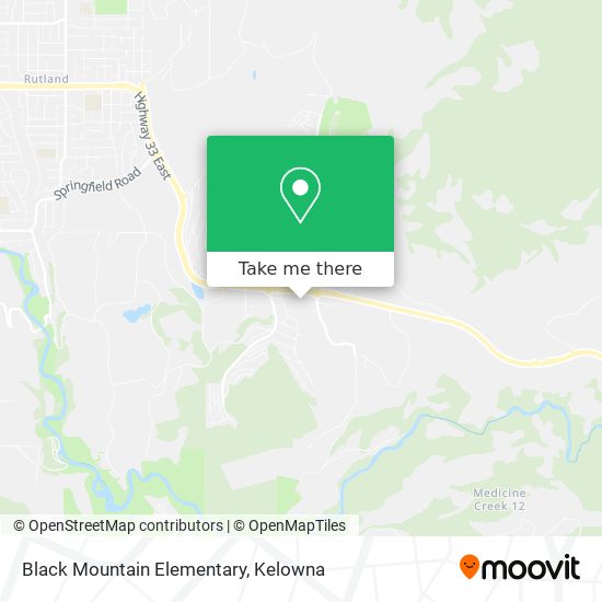 Black Mountain Elementary map