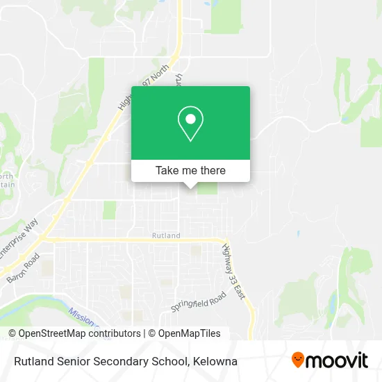 Rutland Senior Secondary School map