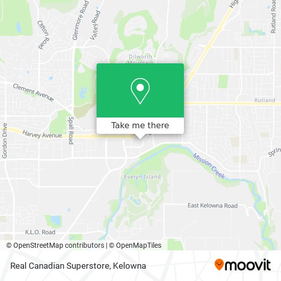 Real Canadian Superstore map