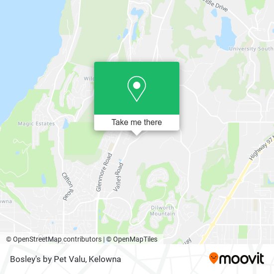 Bosley's by Pet Valu map