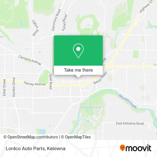 Lordco Auto Parts map