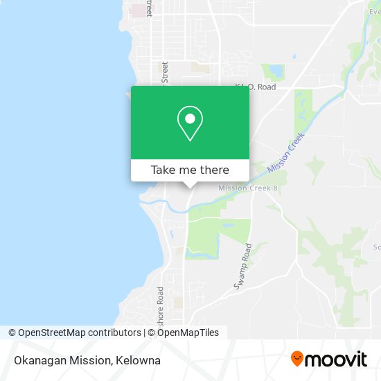 Okanagan Mission map