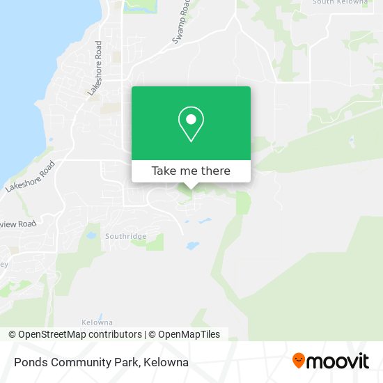 Ponds Community Park map