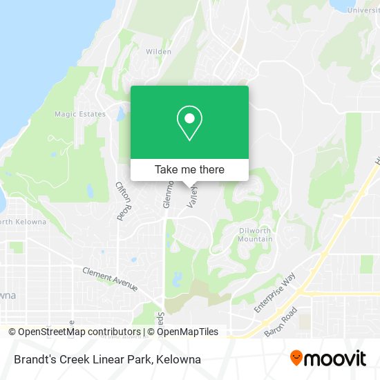 Brandt's Creek Linear Park map